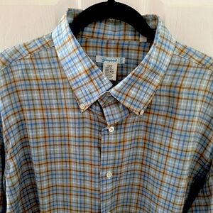 Men’s long sleeve XXL, 100% linen shirt